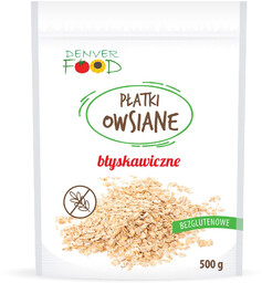 Denver Food Płatki owsiane błyskawiczne bezglutenowe 500 g