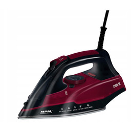 Żelazko parowe Mpm MZE-27 Czarno-czerwony 2400W