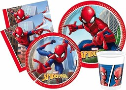 Party Tableware Set Marvel Spider-Man Crime Fighter for