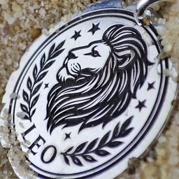 Pakamera Znak zodiaku LEW - moneta na szczęście