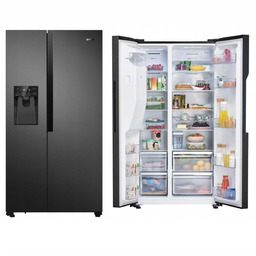 Lodówka Nofrost Gorenje Nrs9Evb Kostkarka Czarna