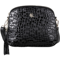 Listonoszka Canaletto ze skóry naturalnej z efektem kropli