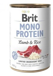 Brit Mono Protein jagnięcina i brązowy ryż -