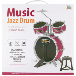 Zestaw perkusyjny zabawkowy Perkusja Dla Dzieci 6 Bębnów