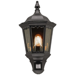 Zewnętrzna Lampa Elstead, Medstead, czarny, metal, antyczny