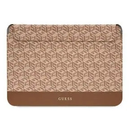 Guess GCube Stripes Sleeve GUCS16HGCFSEW 16" Brązowy Etui