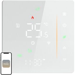 Termostat MOES WHT-006-GB-WH Wi-Fi do ogrzewania elektrycznego (biały)