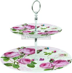 DWUPIĘTROWA PATERA DO CIAST Romantic Roses (326 RMR)