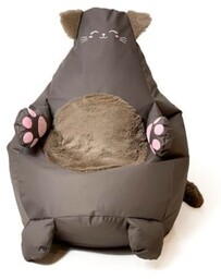 Go Gift Pufa worek sako KOTEK brązowy L