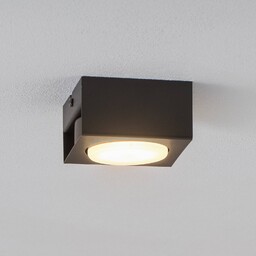 Lampa sufitowa Ian Luminex, możliwość ściemniania, czarny, salon