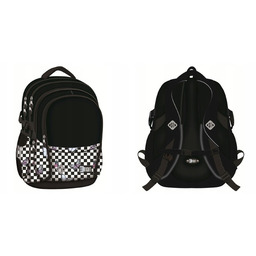 Plecak 4 komorowy 17". Chessboard Butterflies