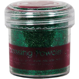 Docrafts Puder do embossingu, lameta zielona