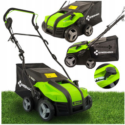 Aerator Wertykulator Elektryczny 40CM Do Trawy Trawnika 55L