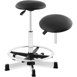 Taboret krzesło robocze warsztatowe z podnóżkiem 120 kg