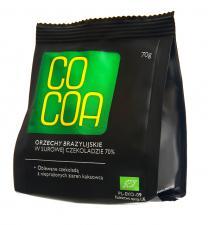 Orzechy brazylijskie w surowej czekoladzie BIO 70 g