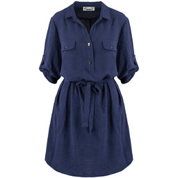 Sukienka szmizjerka basic tunika midi plus size MARIBEL-46