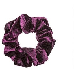 Hermine Hold VELVET SCRUNCHIE, PLUM