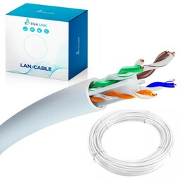 Extralink CAT6 UTP (U/UTP) Wewnętrzny Kabel sieciowy skrętka