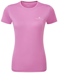 RONHILL Koszulka biegowa damska TECH SS TEE fuchsia/honeydew
