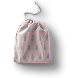 Bonamaison Torby bawełniane z nadrukiem ze ściągaczem, torba