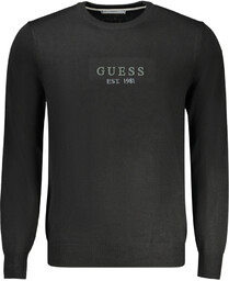 CZARNY SWETER MĘSKI GUESS JEANS