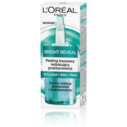 LOREAL Bright Reveal Peeling kwasowy redukujący przebarwienia 25ml