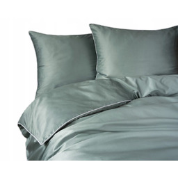 Pościel Pure Makosatyna 160X200cm Miętowa Premium z Lamówką
