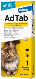 ADTAB 48mg tabletka na pchly i kleszcze