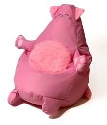 Go Gift Pufa worek sako KOTEK różowy L