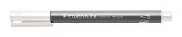 Flamaster pędzelkowy Metallic brush 10szt. biały Staedtler