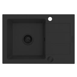 Zlewozmywak prostokątny Rodos z ociekaczem 68 x 44