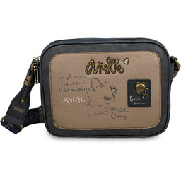 Anekke Brązowa Torebka Stylowa Listonoszka Damska