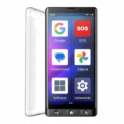 Smartfon Dla Seniora Telefon Komórkowy Maxcom MS601 Etui