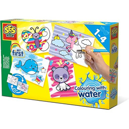 SES Creative 14454 Kolorowanka ze zwierzętami fantazji wodnej,