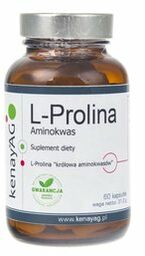 Suplement diety L-Prolina KENAY, 520 mg, 60 kapsułek