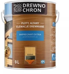 Drewnochron Impregnat Extra Powłokotwórczy Sosna 9l