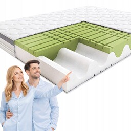Materac Piankowy 120x200 Hilding Rock Roll Tencel New