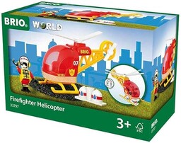 Brio 63379700 Helikopter Straż Pożarna (63379700) Bezpieczna Zabawka