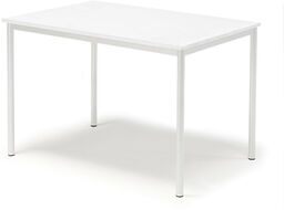 Stół BORÅS, 1200x800x760 mm, biały laminat, biały