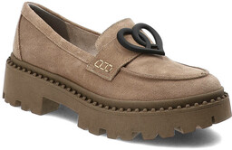 Armodo Brązowe Półbuty Eleganckie Buty Damskie
