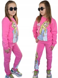 Dres dziewczęcy 104 bluza spodnie Komplet Elsa Frozen