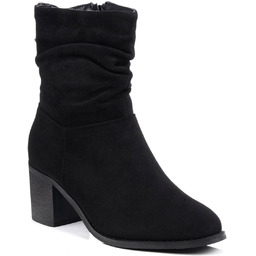 Botki damskie czarne S.Barski HY 52-516 saszki