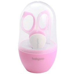 BABYONO Zestaw do pielęgnacji paznokci 398/02 Różowy Zyskaj