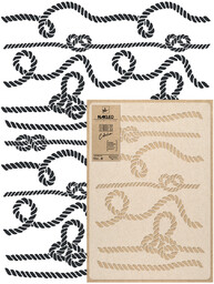Szablon Malarski Wielokrotny Powtarzalny // Rope Knots