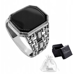 Sygnet srebrny pr. 925 Elegancki Męski Pierścień