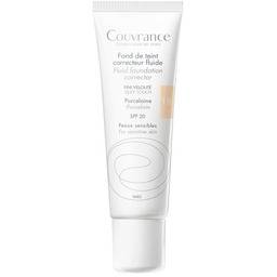 Avene, Couvrance, Fluid korygujący 01 porcelanowy SPF 20,