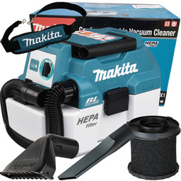 Zestaw Akumulatorowy Odkurzacz 18V Makita DVC750LZX1+FILTR 191M39-3