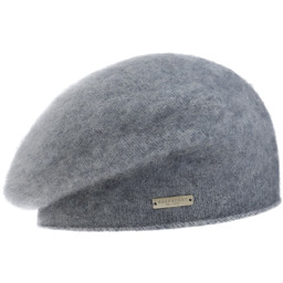 Beret Baskijski z Kaszmirem Yasola by Seeberger, szary,
