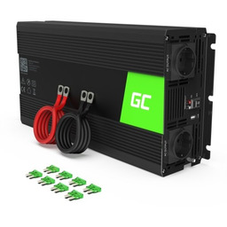 GREEN CELL PRZETWORNICA INV24 24V-230V 1500W/3000W MODYFIKOWANA SINUSOIDA