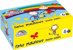 Farby plakatowe FIORELLO 20ml*6 kolorów (L) - X00557